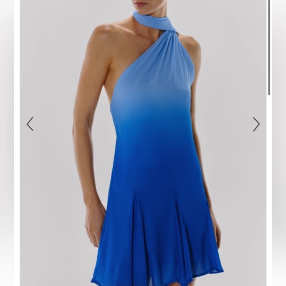 baobab air wrap blue ombre dress